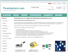 Tablet Screenshot of paradisetronic.com